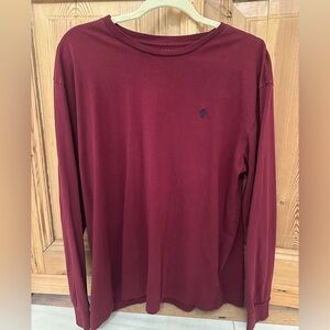 Polo Ralph Lauren Maroon Long Sleeve Tee